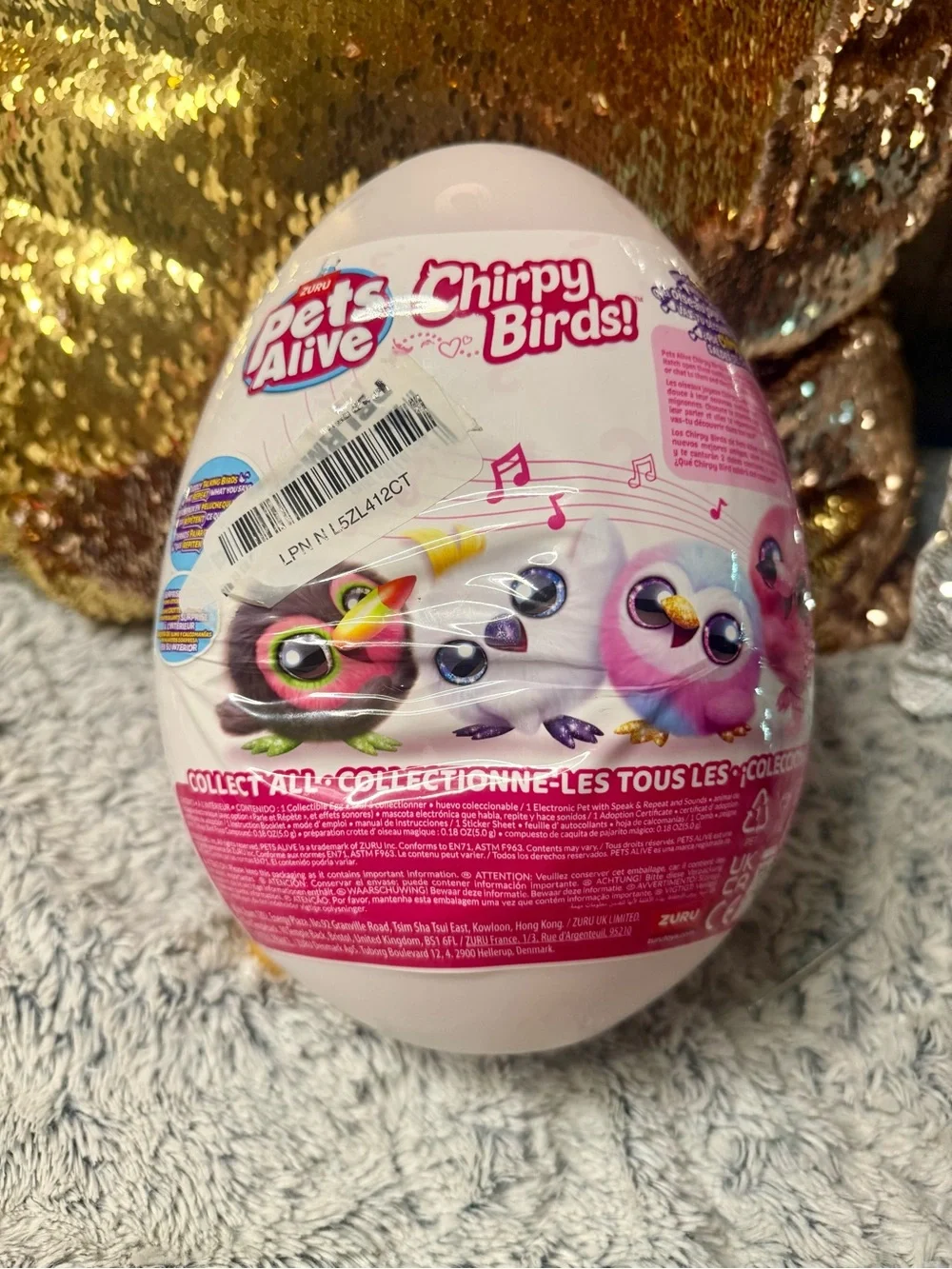 NEW ZURU Pets Alive Chirpy Birds Interactive Surprise Egg Toy - Speaks & Sings - Picture 2 of 2